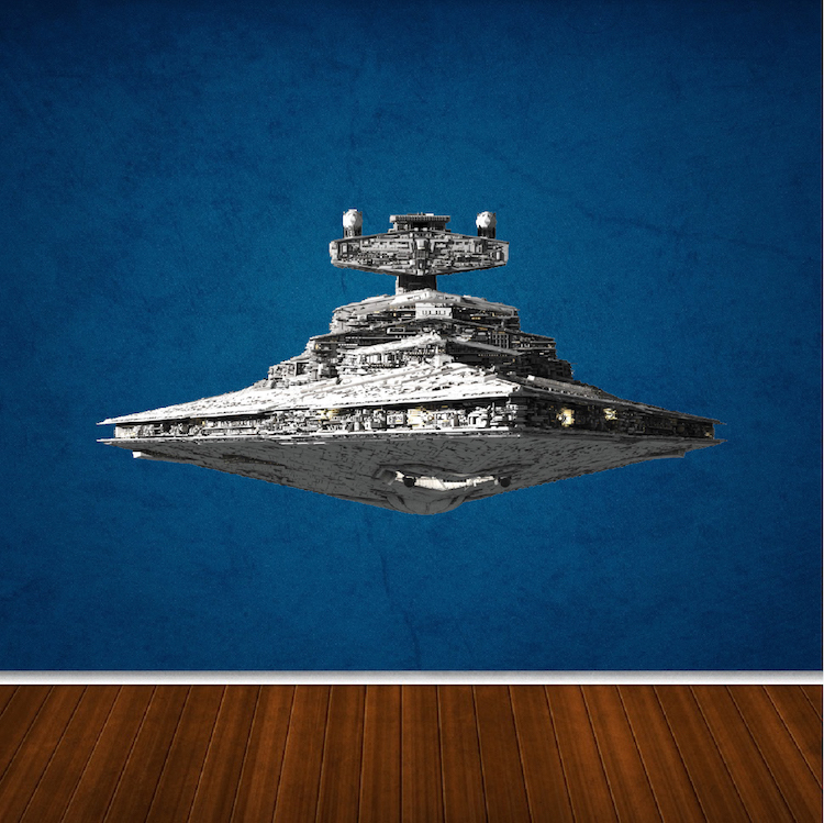 Star Wars Decal Imperial Fleet Destroyer Decal Star Destroyer Decal Sticker, s24