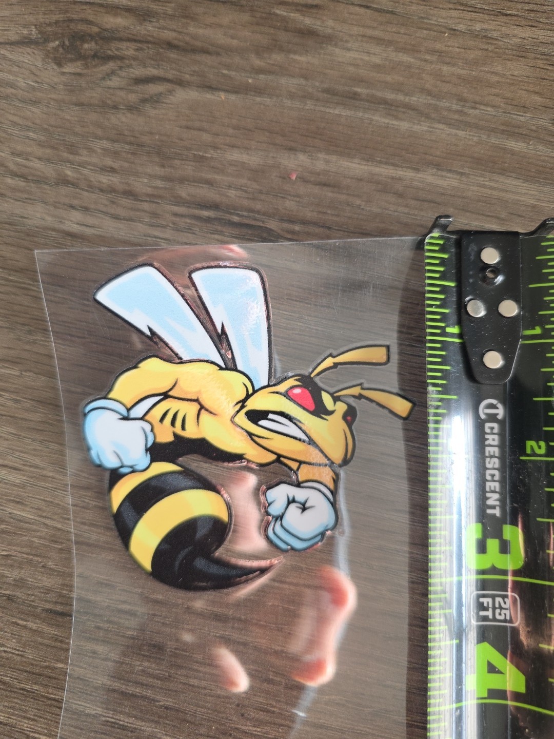 Angry Super Bee Logo UVDTF Decal Made In USA Waterproof