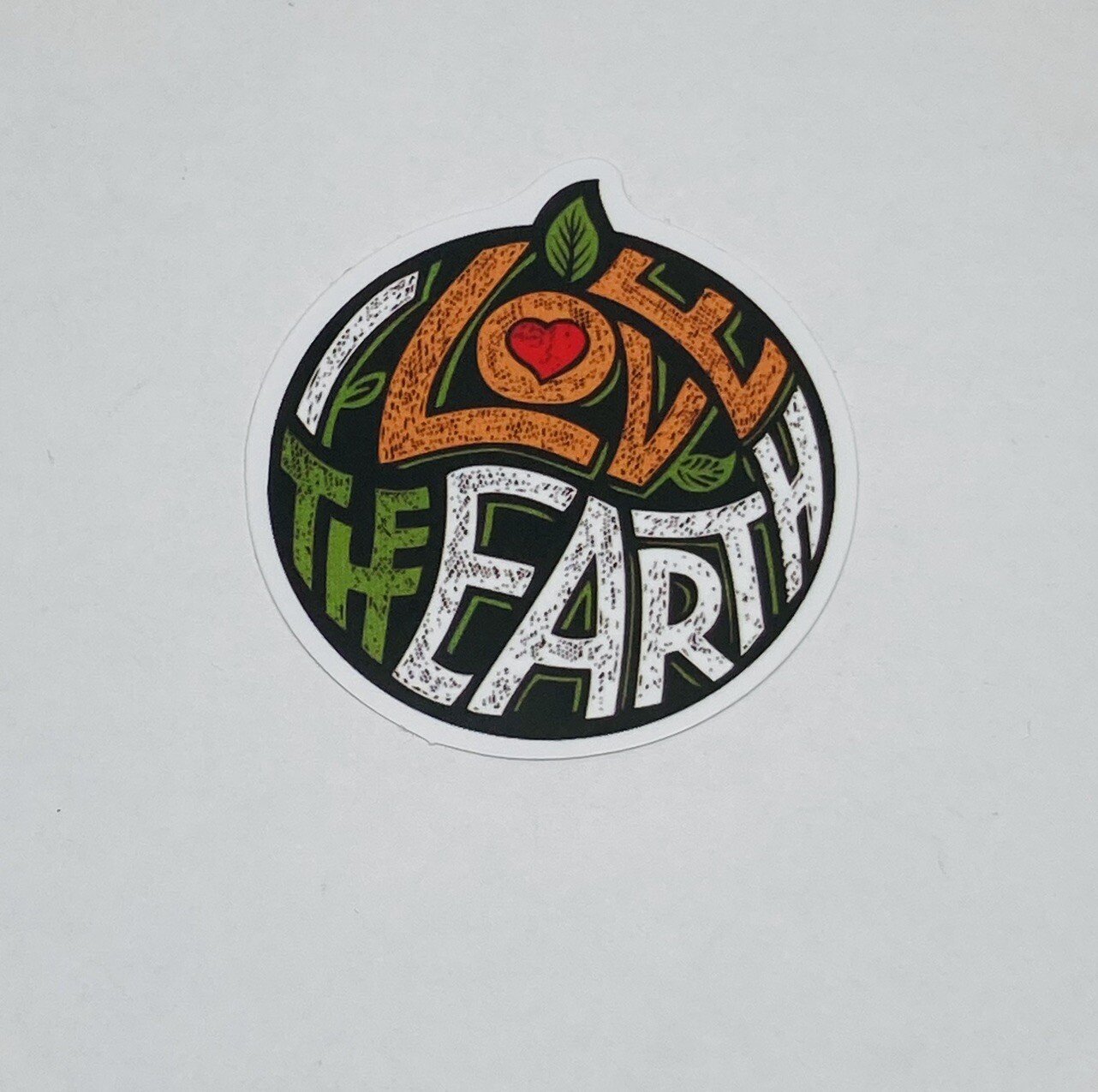 “I Love The Earth” Sticker Decal Cute Earth Day Love Environment Art Tc6
