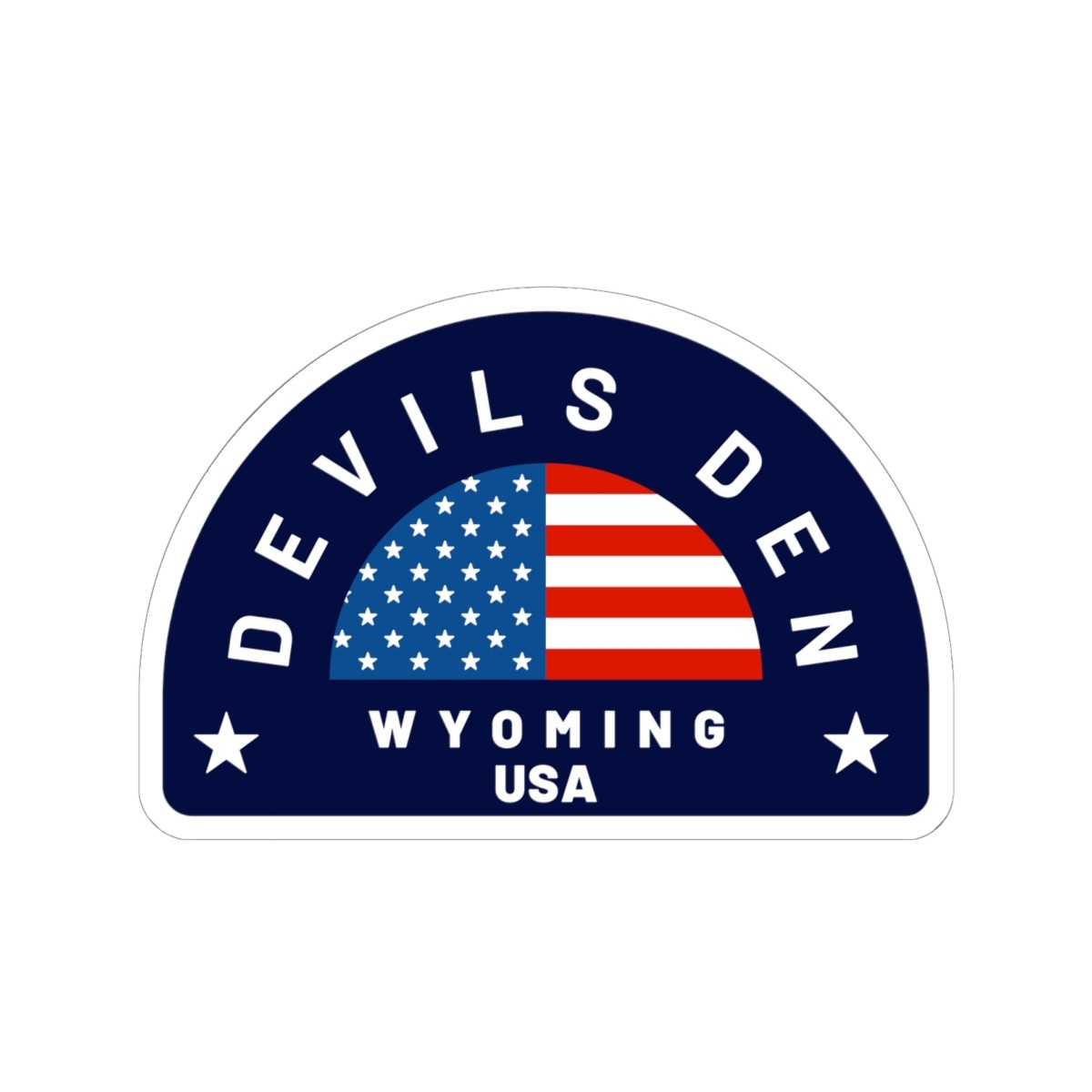 Devils Den, Wyoming – Kiss-Cut Stickers