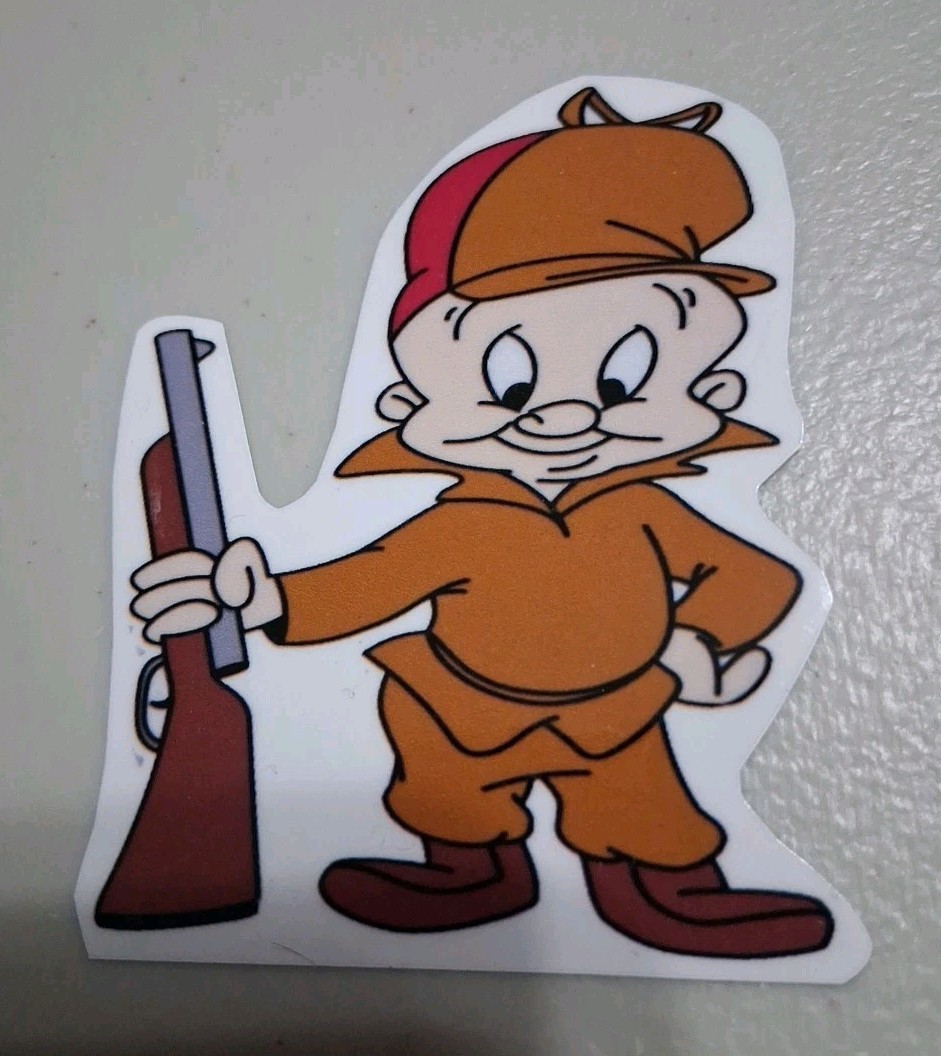 Elmer Fudd Cartoon Character Vinyl Sticker NEW
