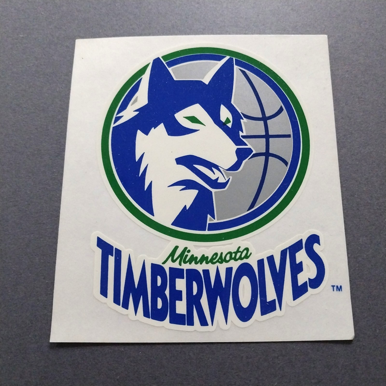 Minnesota MN Timberwolves Transparent Sticker Decal Vintage 4.5″x4″
