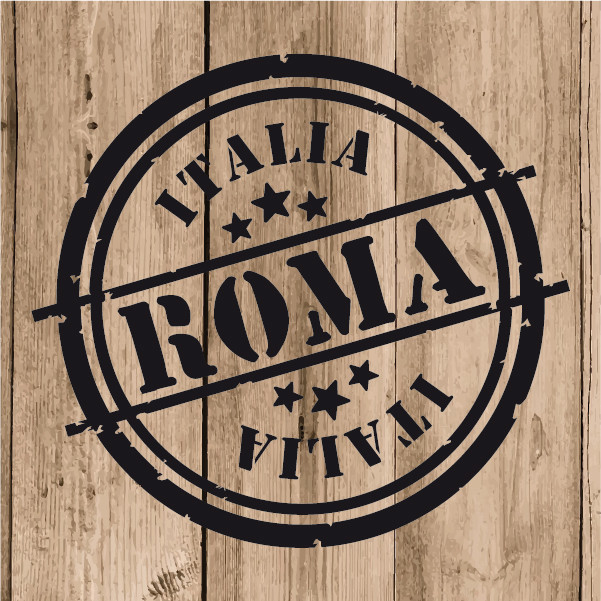Rome Sticker Vinyl 10 cm / 4″ Decal Stamp Roma Italy Car Laptop Tablet Wall