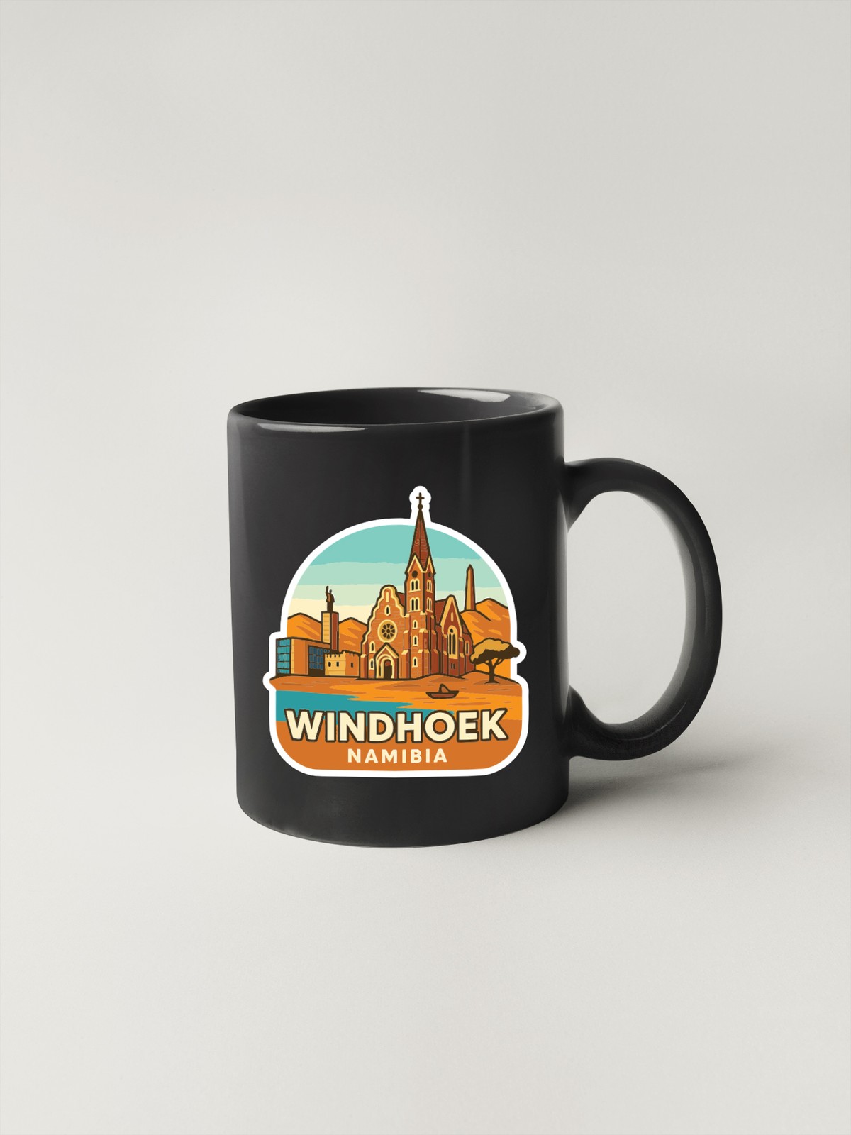 Windhoek Namibia Sticker Decal Vinyl Die-Cut City Skyline Landmark Design