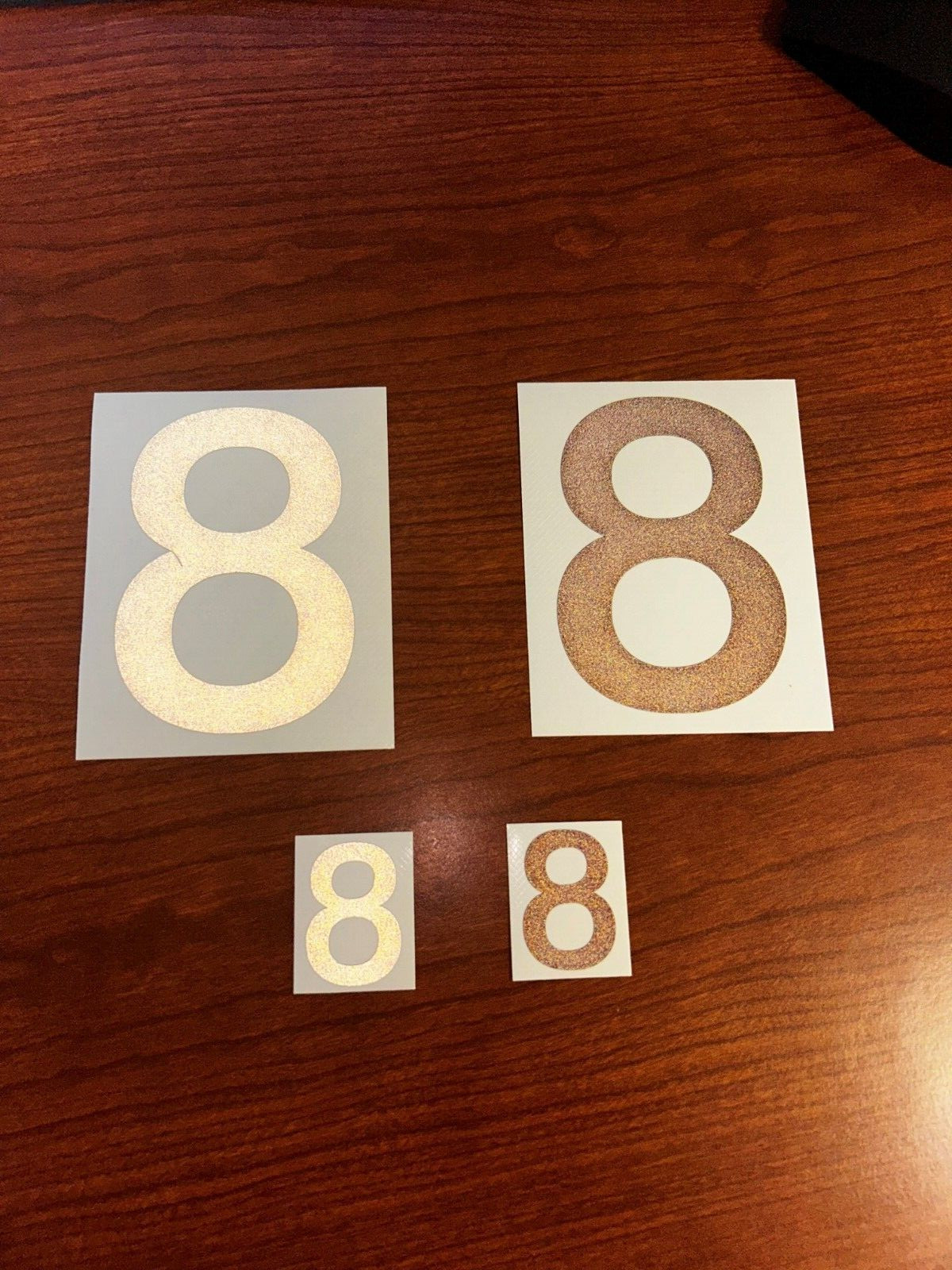 3M Reflective Numbers – 1.5″ and 4″ Sizes – Black and White Variations