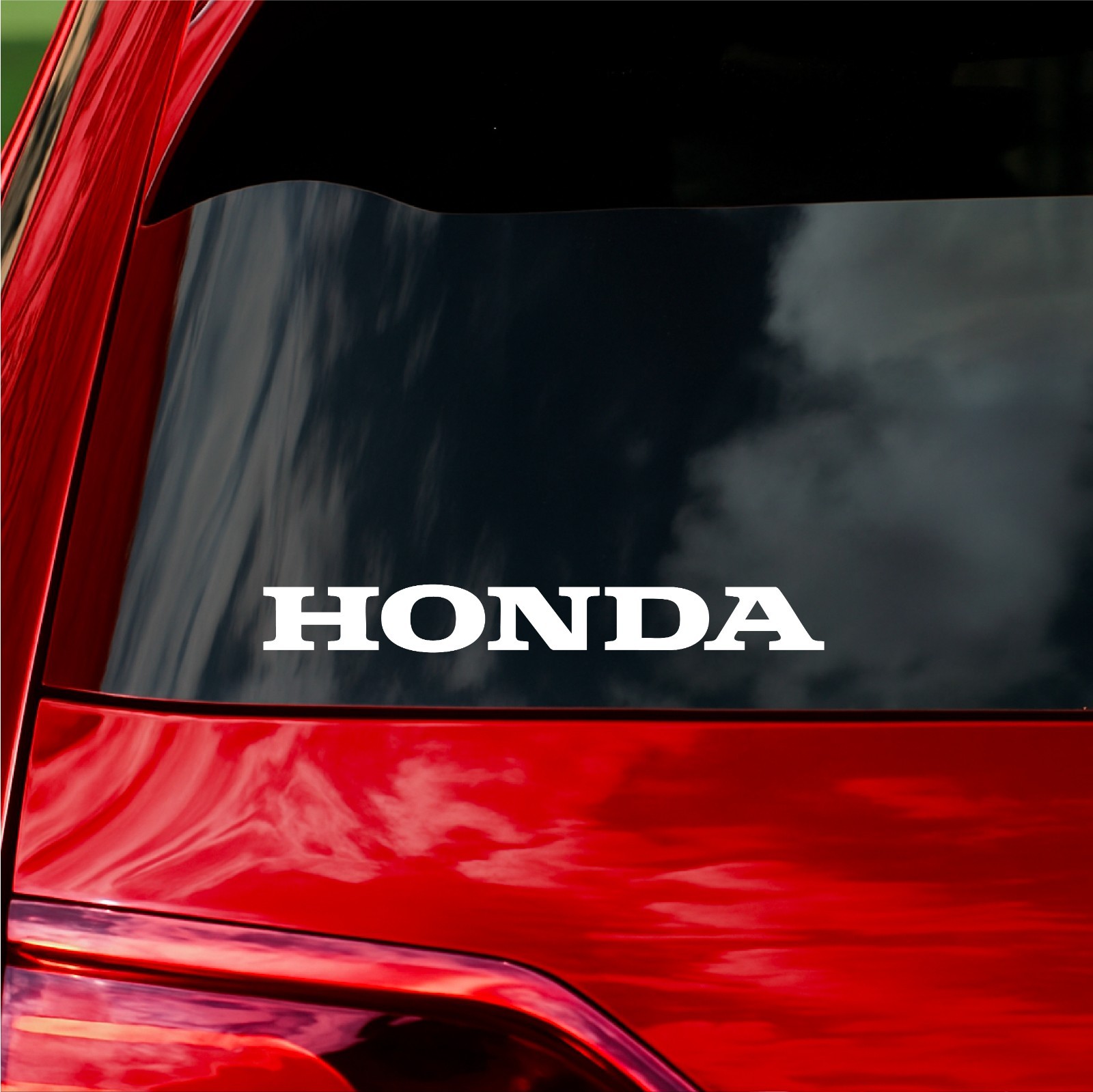 Honda Logo Decal – Vinyl Sticker for Motorcycle, Bike, Car, or Truck Window
