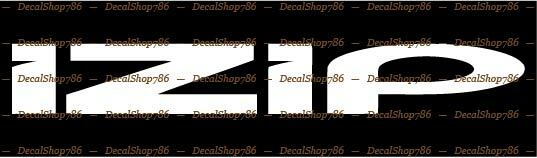 IZIP Bikes – Outdoor Sports Bicycles – Vinyl Die-Cut Peel N’ Stick Decal/Sticker