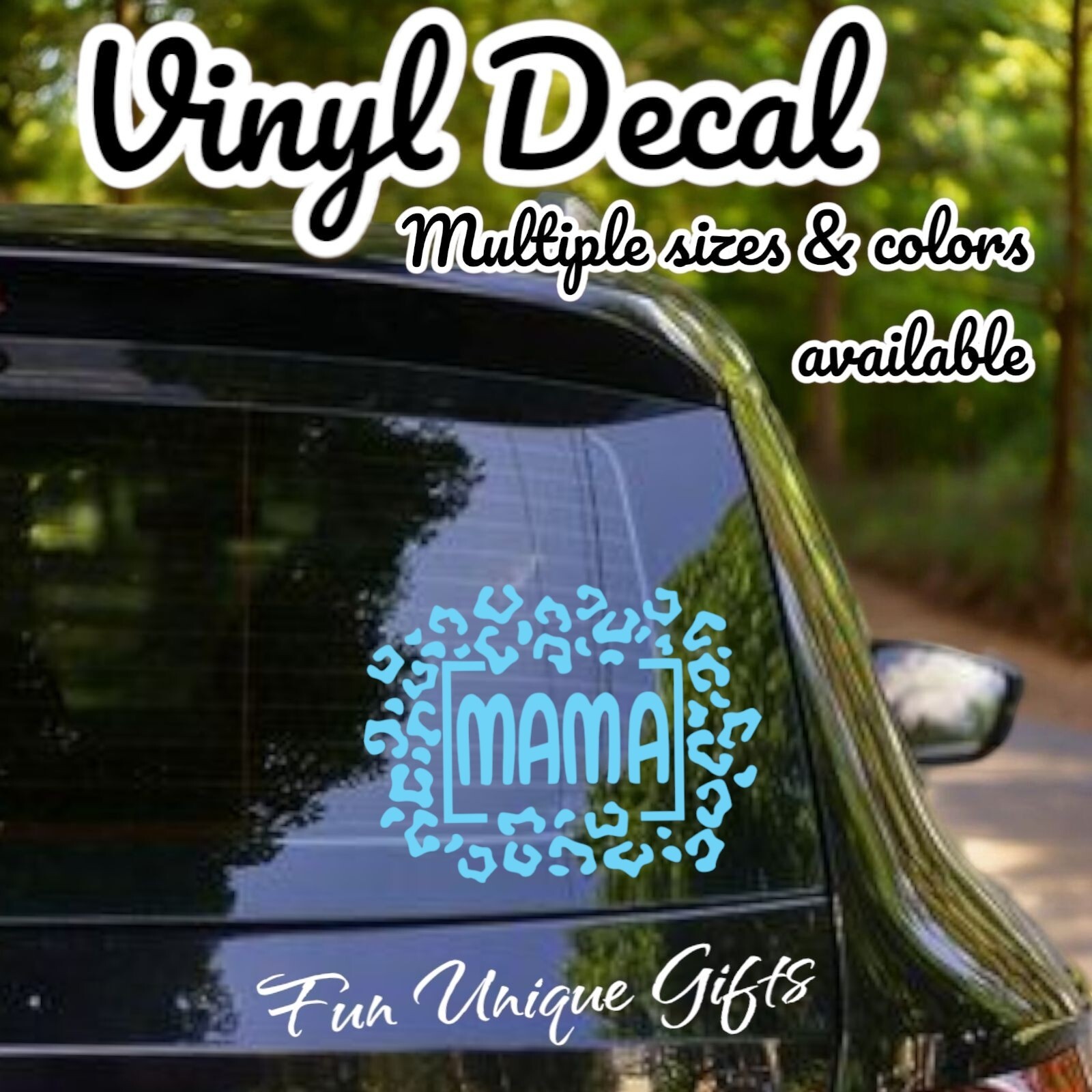 Mama Vinyl Decal Sticker -Multiple Colors & Sizes- FREE SHIPPING
