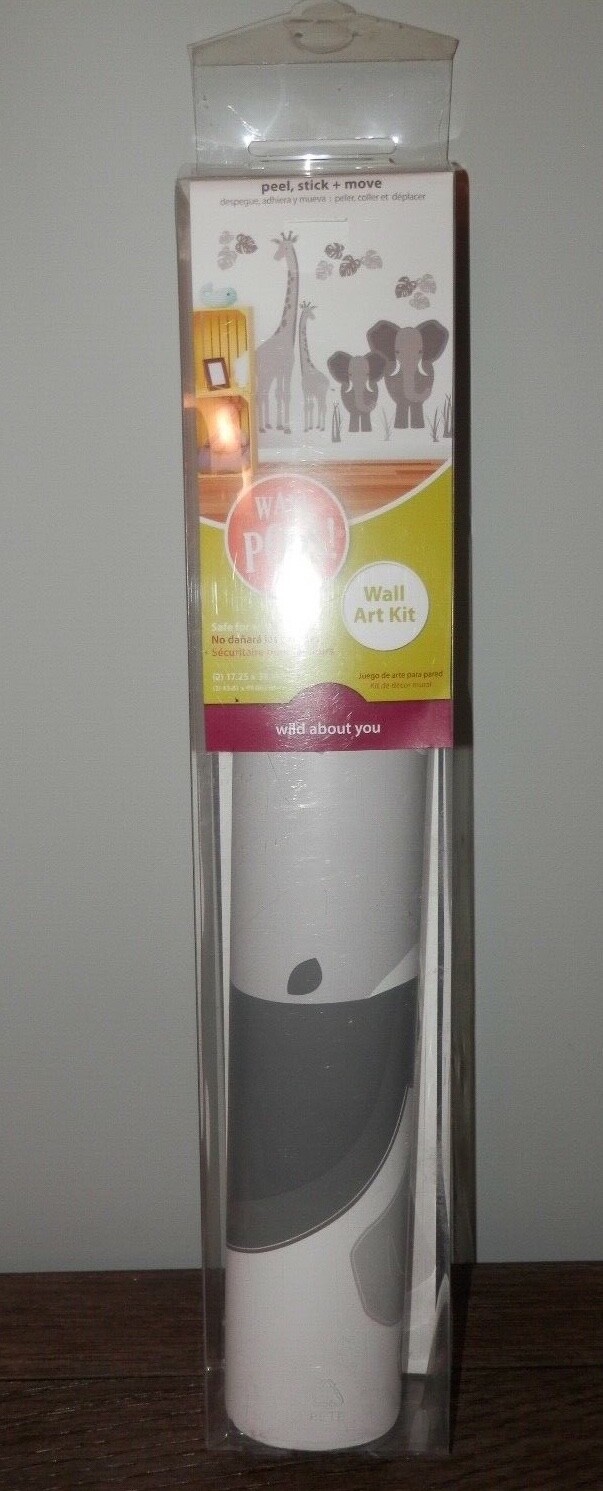 Wall Art Kit Peel Stick & Move 2 sheets “WILD ABOUT YOU” Wall Pops NEW Giraffe