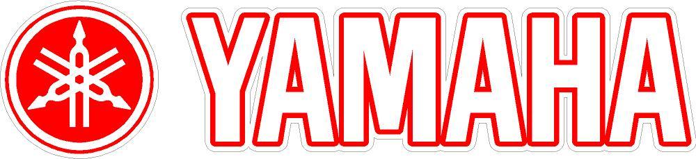 Yamaha Motorcycles Vinyl Decal Sticker Car Truck Racing 9″ or 14″ Red White