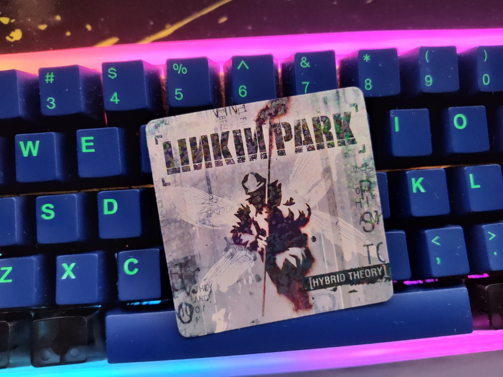Linkin Park Hybrid Theory Album Art Cover Retro Nostalgia Sticker