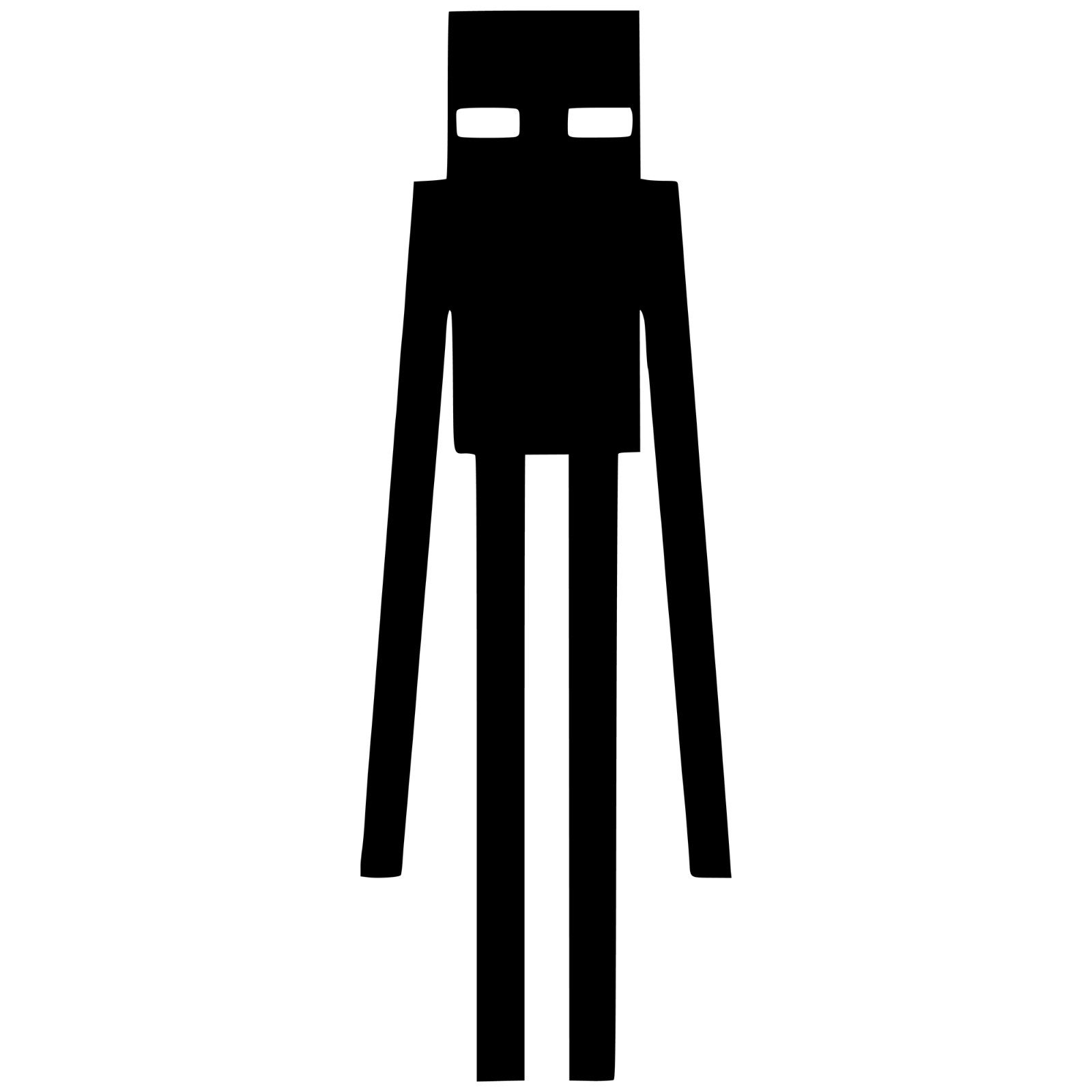 6″ Video Game Minecraft Enderman Vinyl Decal Sticker