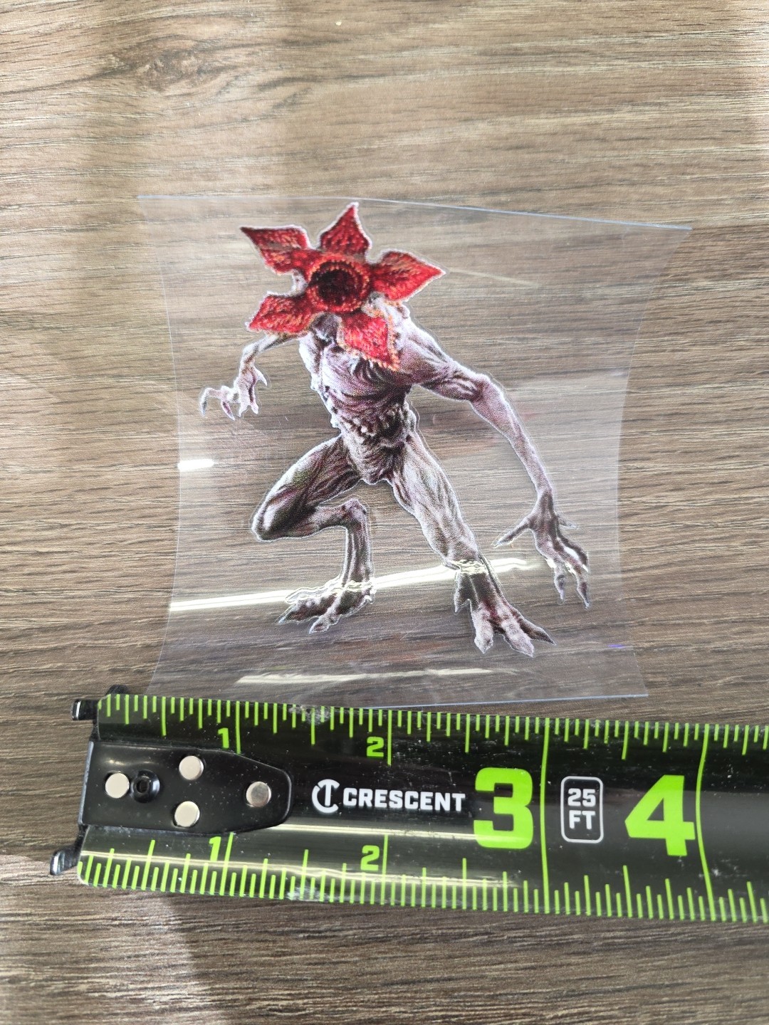 Demogorgan Stranger Things Title UV DTF Decal Sticker Waterproof USA
