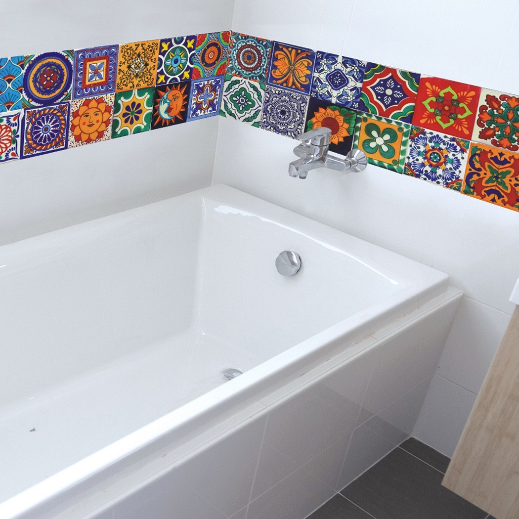 Traditional for TILE Transfers Stickers Wall Vintage Victorian Moroccan Retro