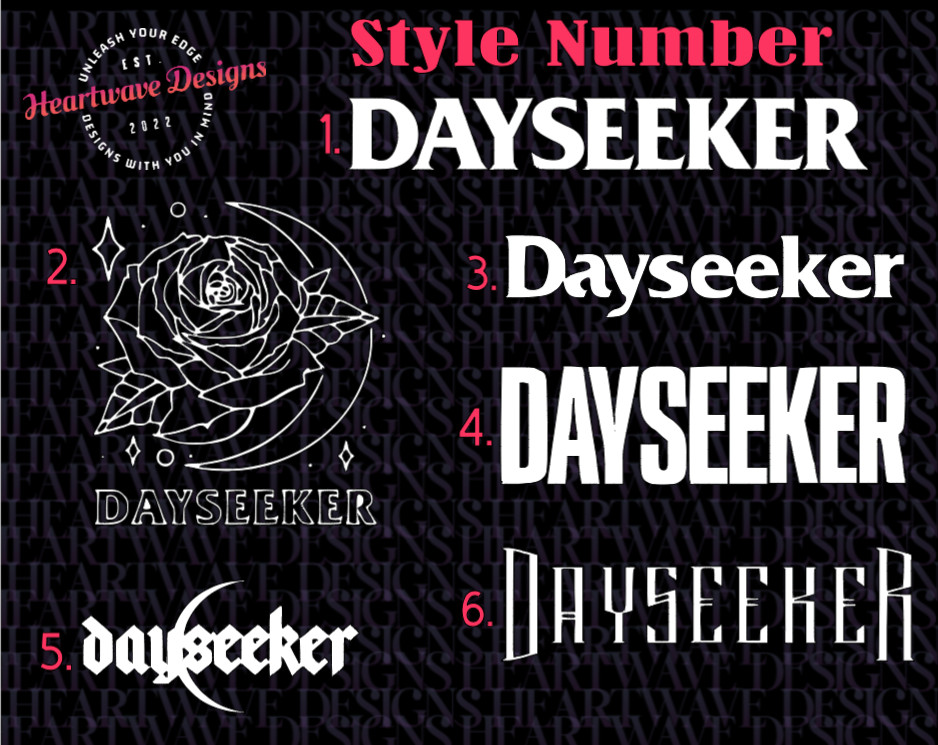 DAYSEEKER Custom Decal Vinyl Stickers