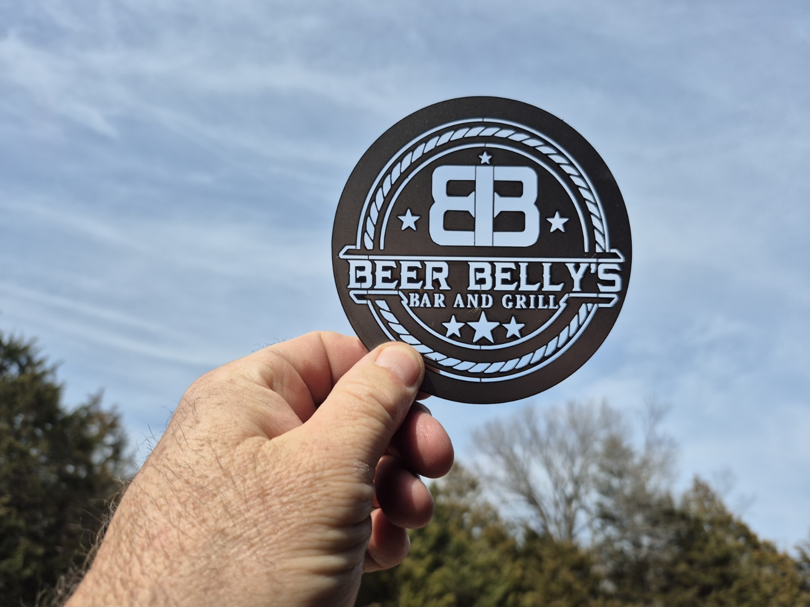 Custom 5″ Metal cutout