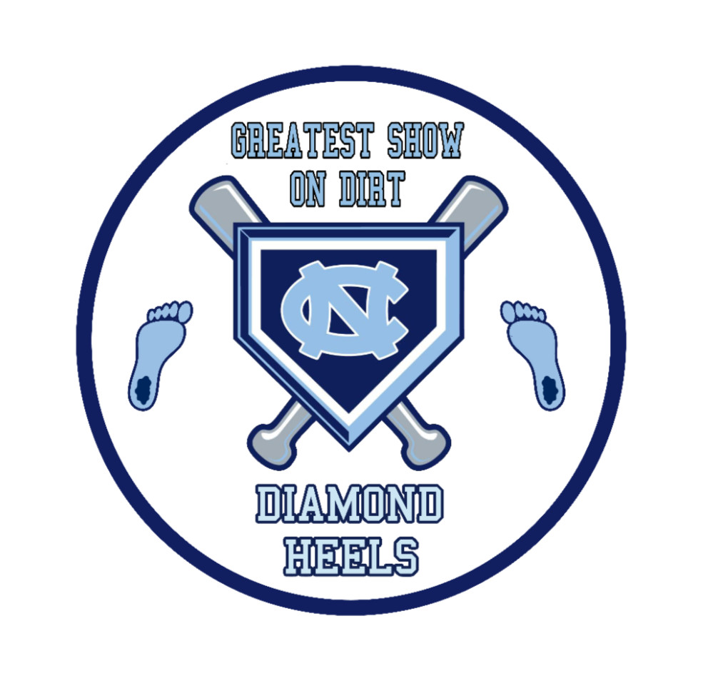 North Carolina – Diamond Heels – 4″ Handmade Vinyl Decal Vehicle Cooler Laptop