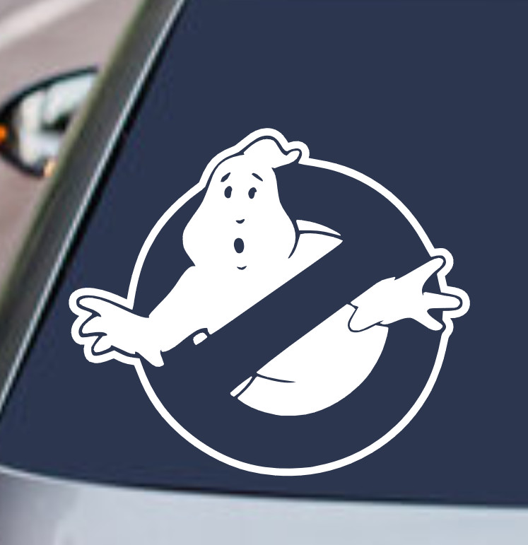 GHOSTBUSTERS VINYL DECAL STICKER CAR TRUCK REAR WINDOW BUMPER MOVIE GHOST LOGO