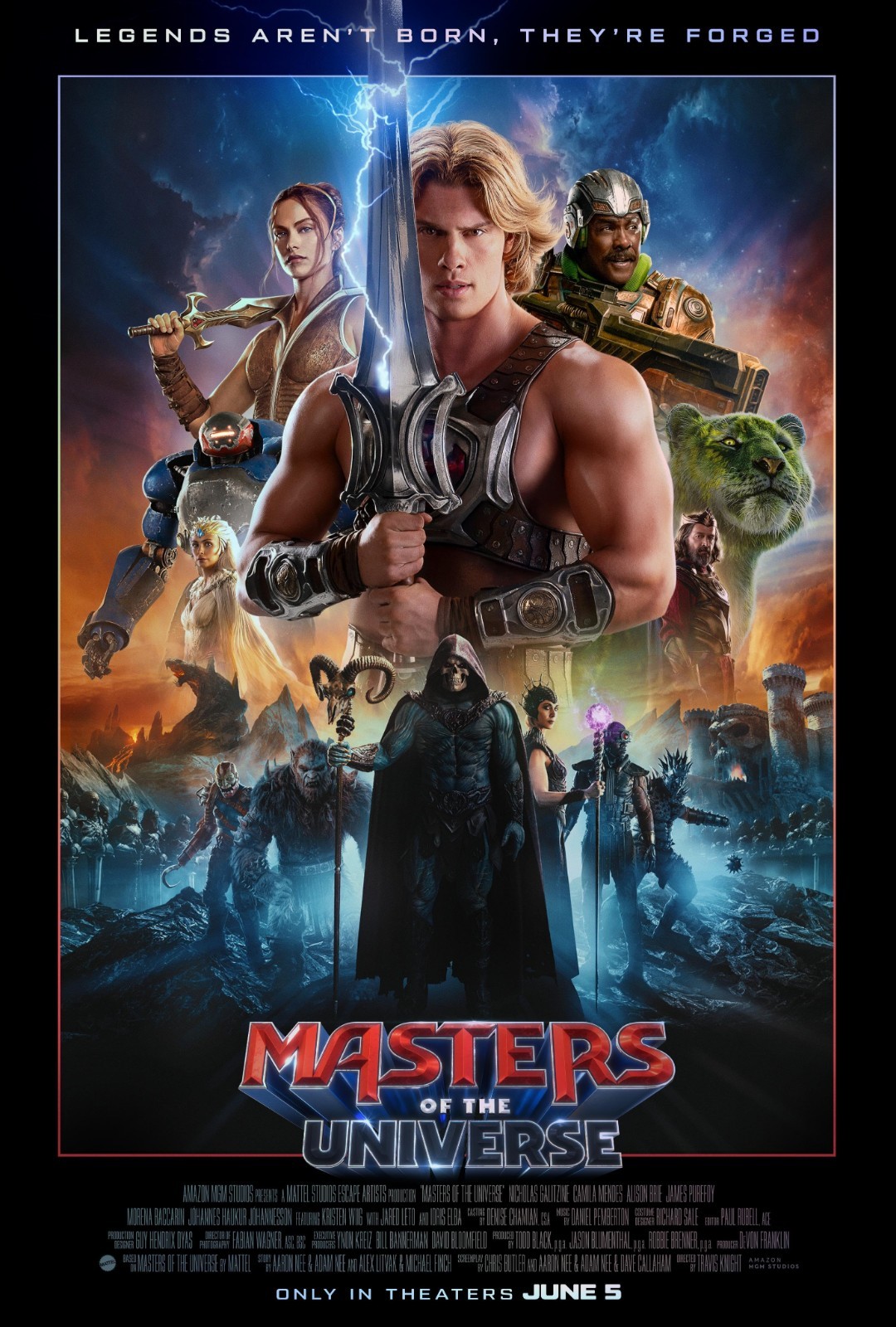 He-Man Movie Poster Prince Adam Final Poster, White Paper 250 g