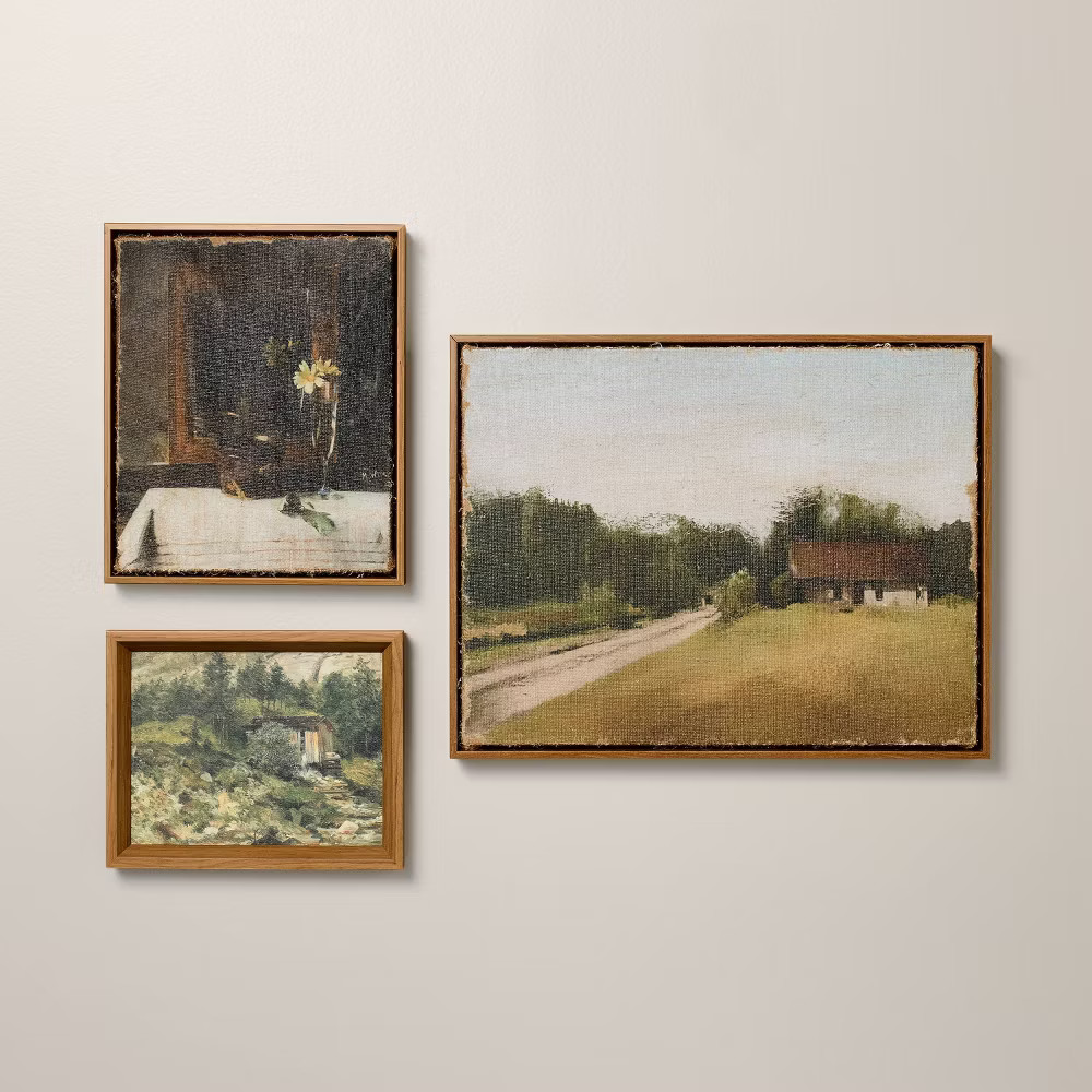 3pc 10×8″ and 10×12″ and 18×14″ Mixed Gallery Wall Art Set –
