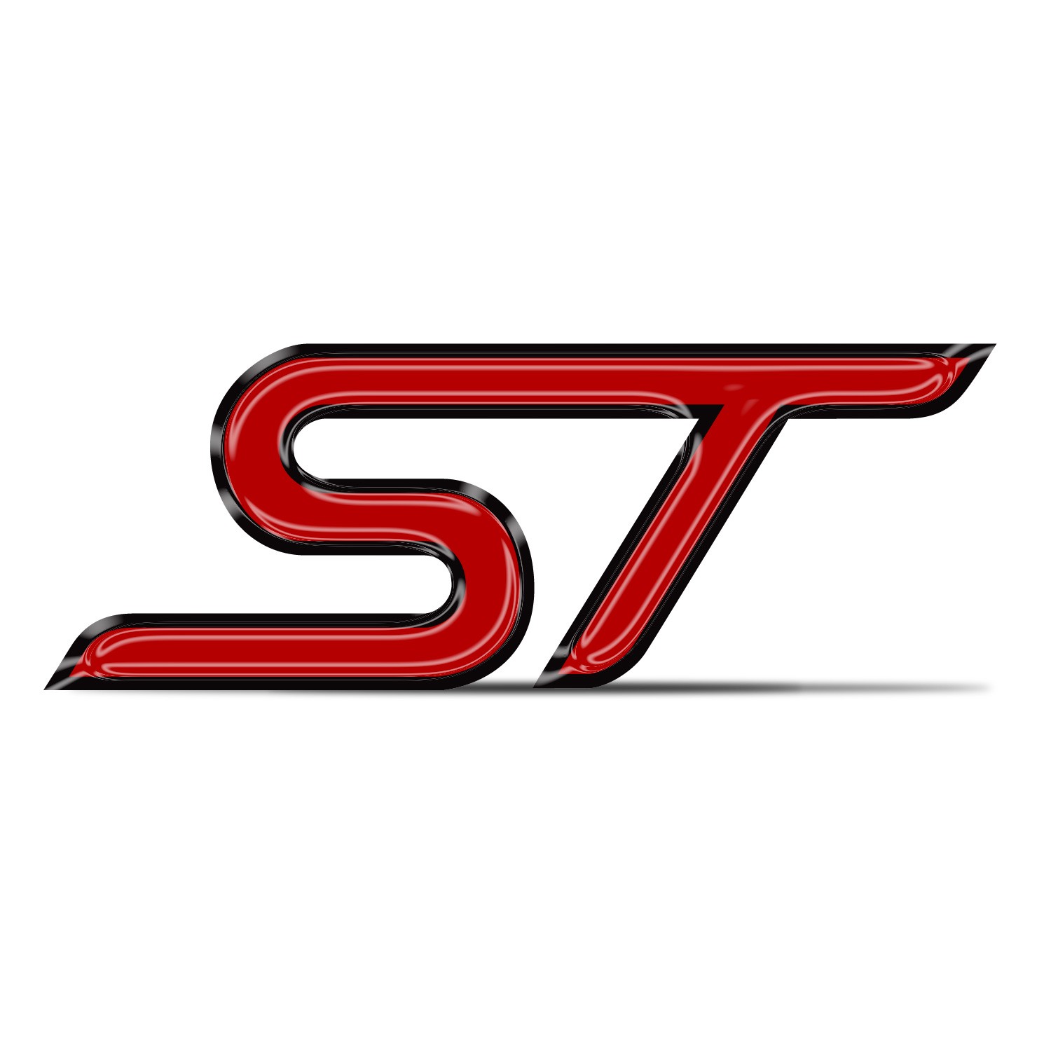 Ford Focus ST 4″ Full-Color Flexible 3D Clear Dome Decal