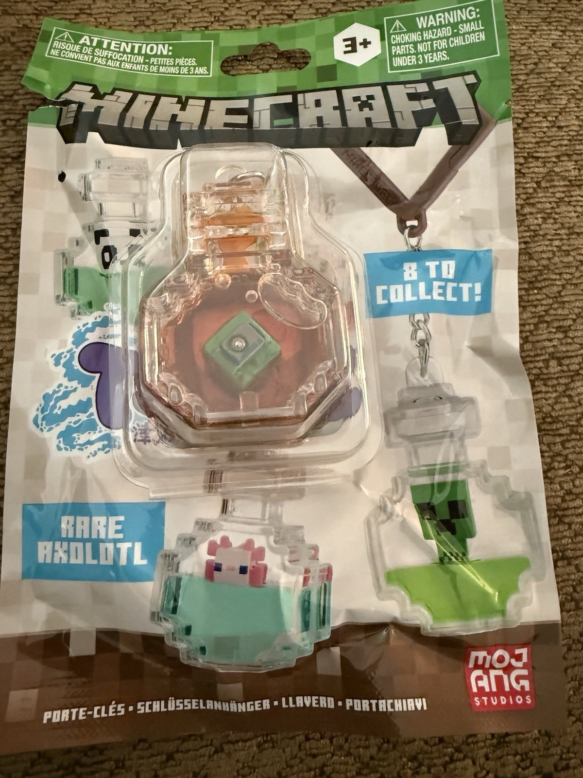 Minecraft Potion Tsunameez Acrylic Keychain Charm Multicolor NWT CHOOSE!