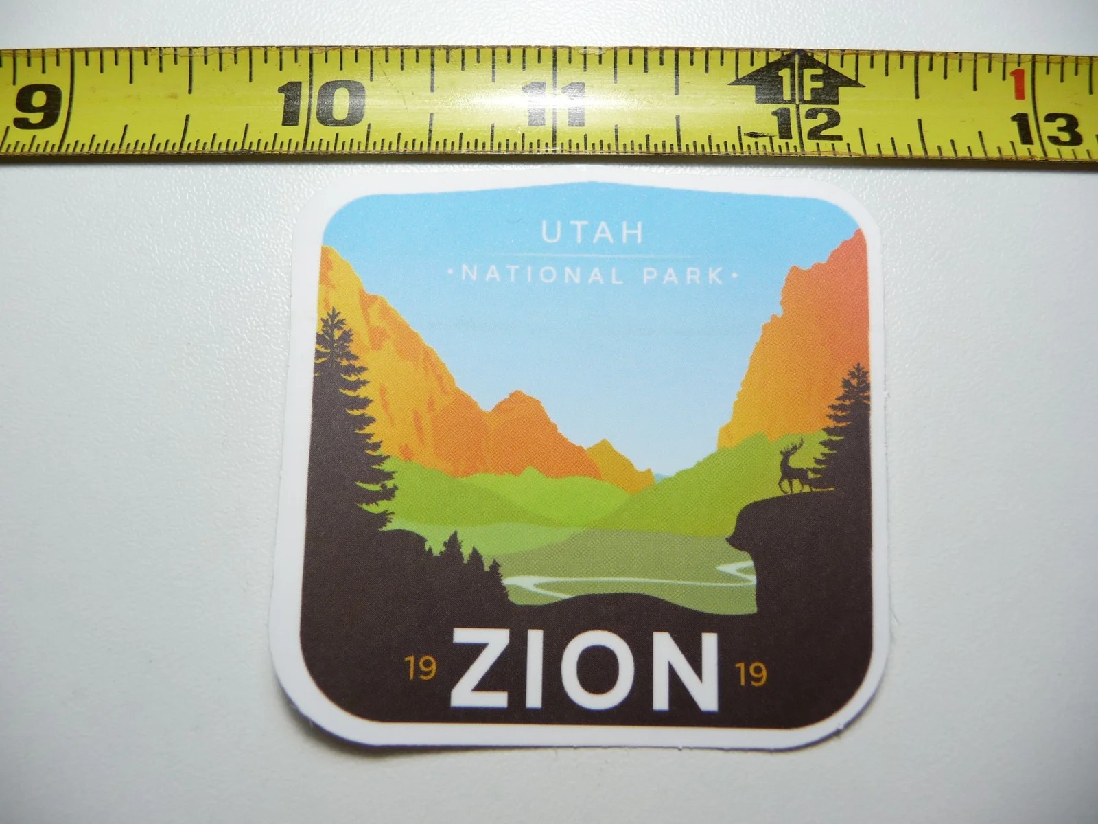ZION NATIONAL PARK #6 UTAH SMALL STICKER DECAL HIKING CAMPING NATURE TRAVEL