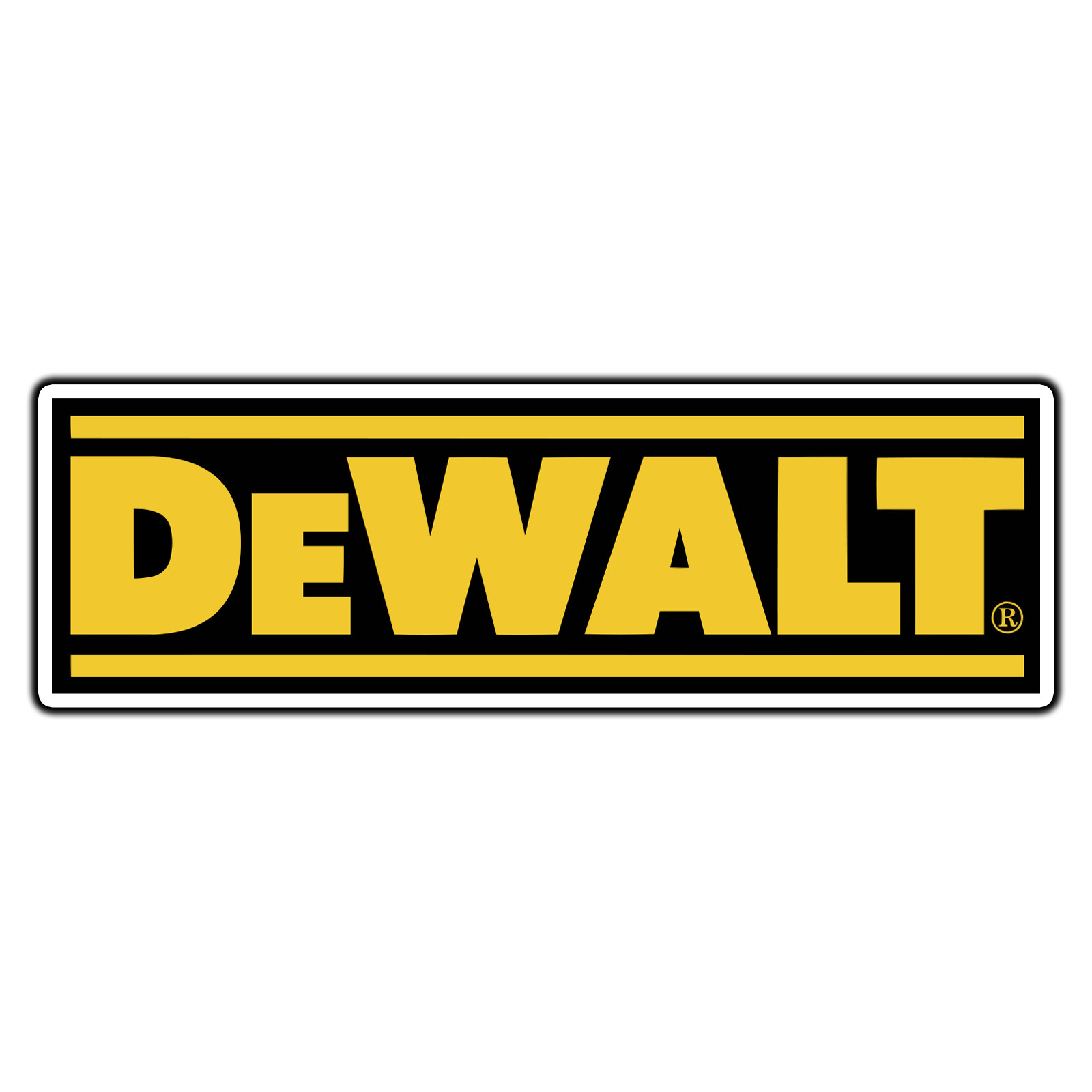 DeWalt Logo #3 Sticker Waterproof Vinyl Decal Die-Cut Car Garage