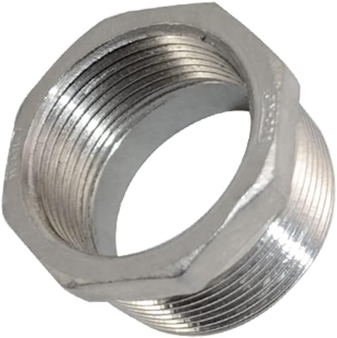 1-1/2″ Male NPT to 1-1/4″ Female NPT Female Reducing/Reducer Bushing Pipe Fittin