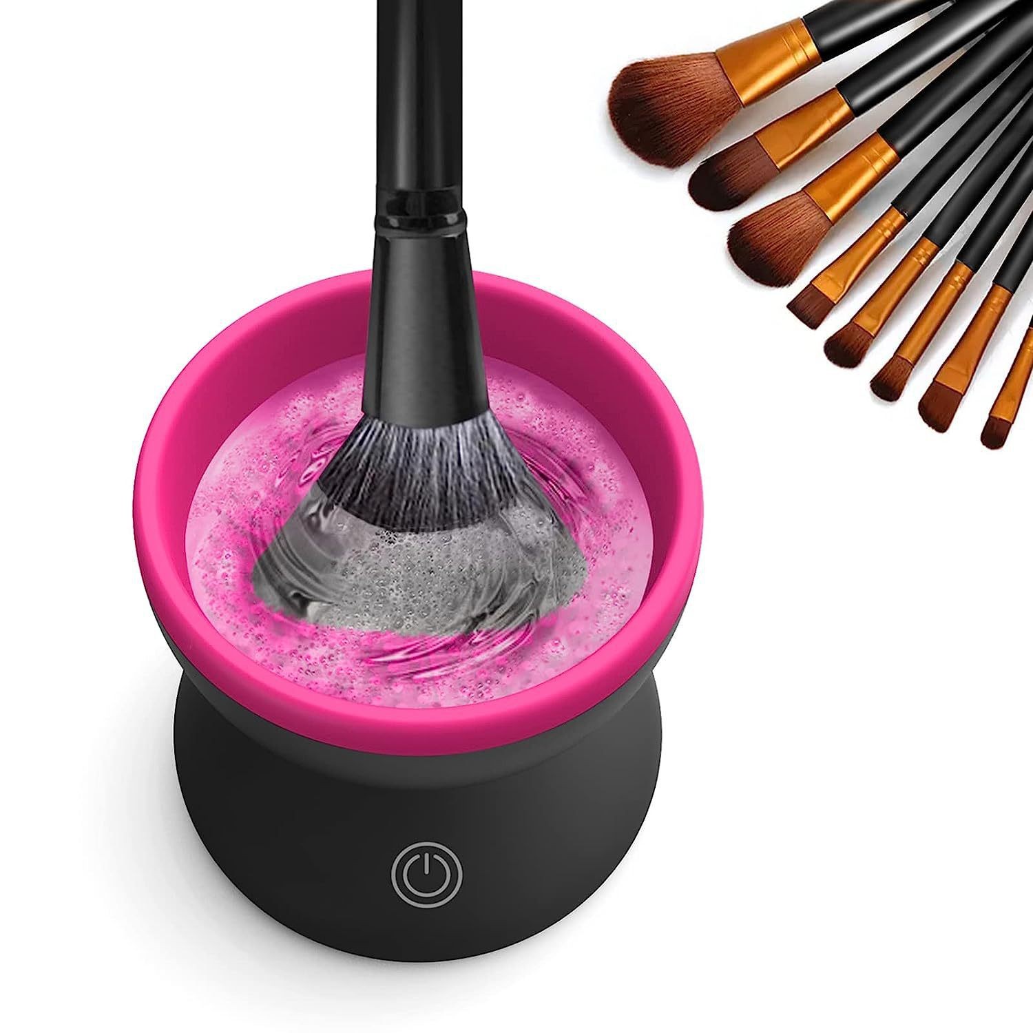 Electric Makeup Brush Cleaner Machine Portable Automatic USB Cosmetic Brush Clea