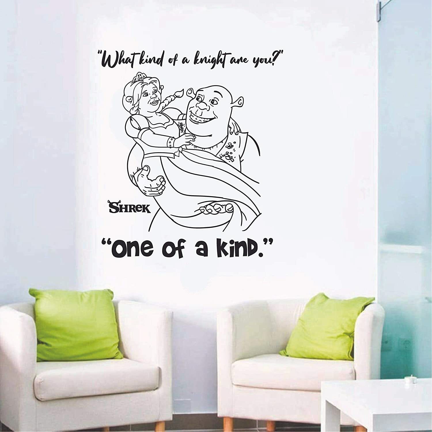 Knight Shrek Quote Cartoon Wall Sticker Vinyl Art Decal Decor Kid Room Home