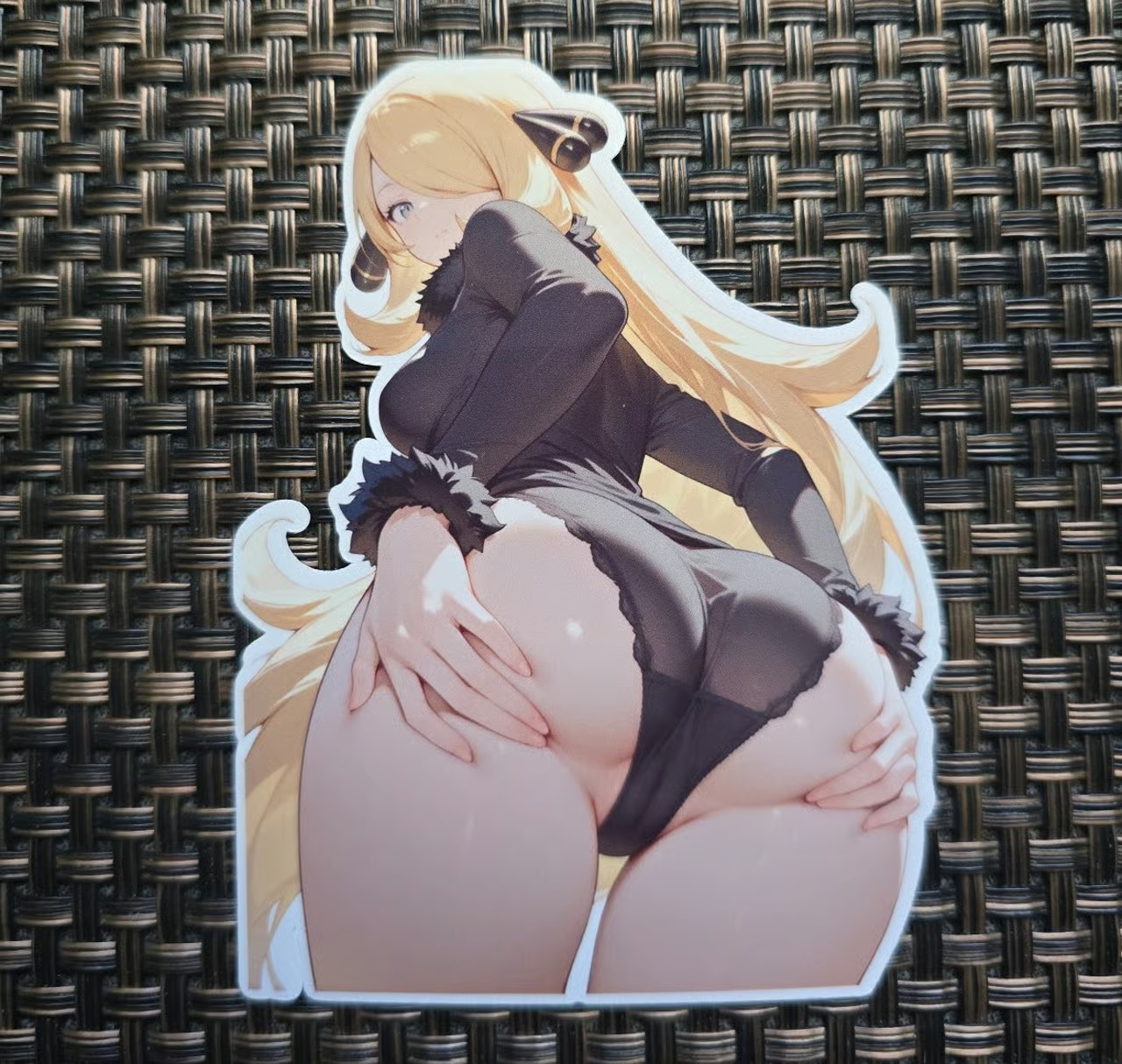 Cynthia Pokemon kawaii booty waifu sticker