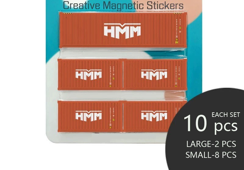 1OPCS Refrigerator magnetic sticker white board magnets shipping container decor