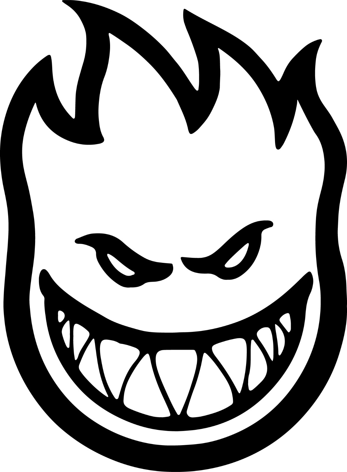 Spitfire Logo Decal Skateboard Board Sport Cool Laptop Guitar Bumper Sticker