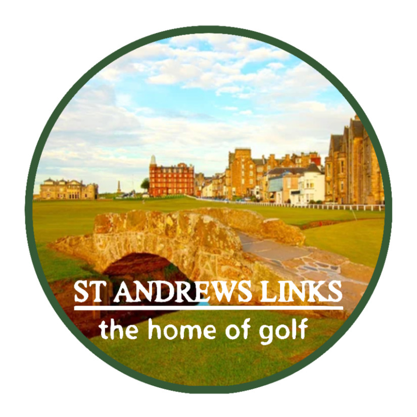 Golf – (St, Andrews) – 4″ Vinyl Decal Sticker Car Truck Laptop Cooler Cart