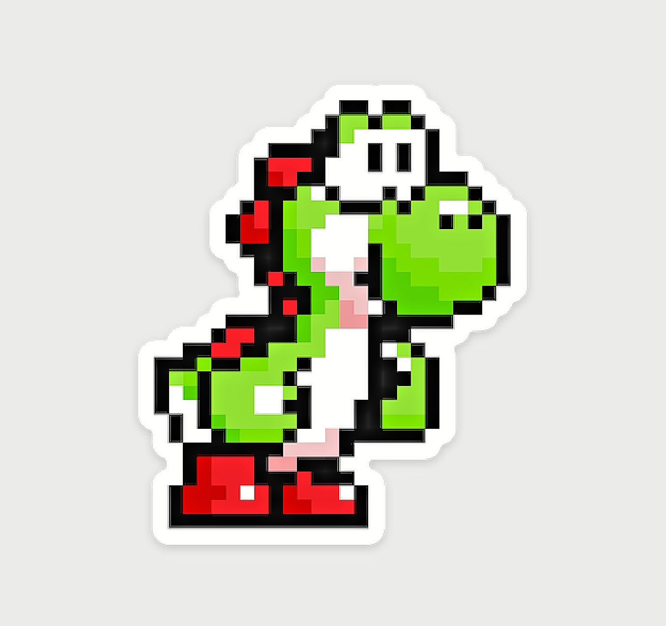 3″ Yoshi Sticker Matte Finish Nintendo Mario Gaming Luigi PlayStation Retro