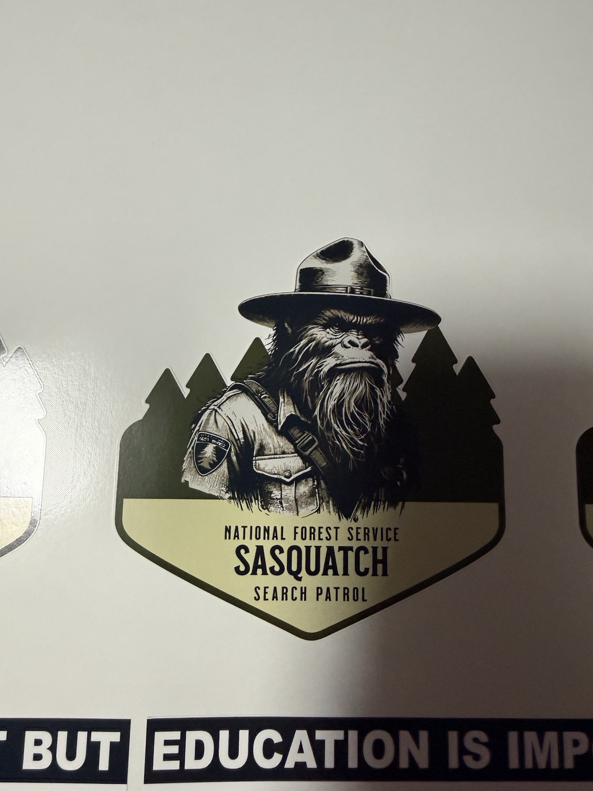 Sasquatch Search Patrol Regular Vinyl Decal