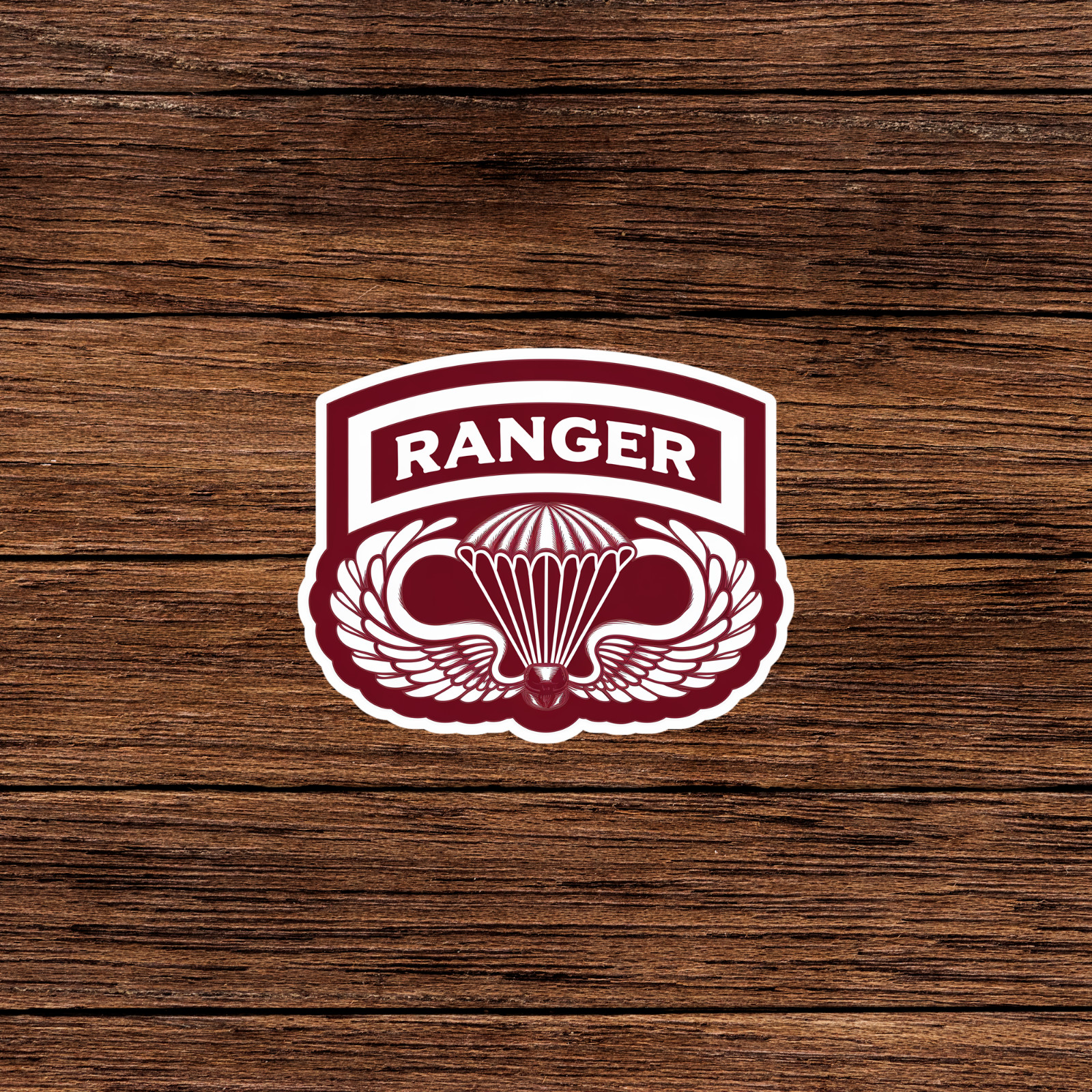 Ranger Military Paratrooper Wings Sticker US Army Airborne Jump Insignia #2366