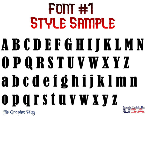 Custom Decal Sticker Vinyl Lettering Personalized Text Window Wall Car Truck