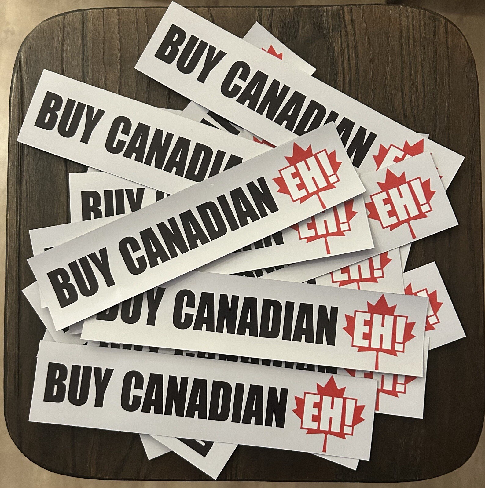Buy Canadian Eh! Glossy Vinyl Decal 8.5 in 2 in Bumper Sticker