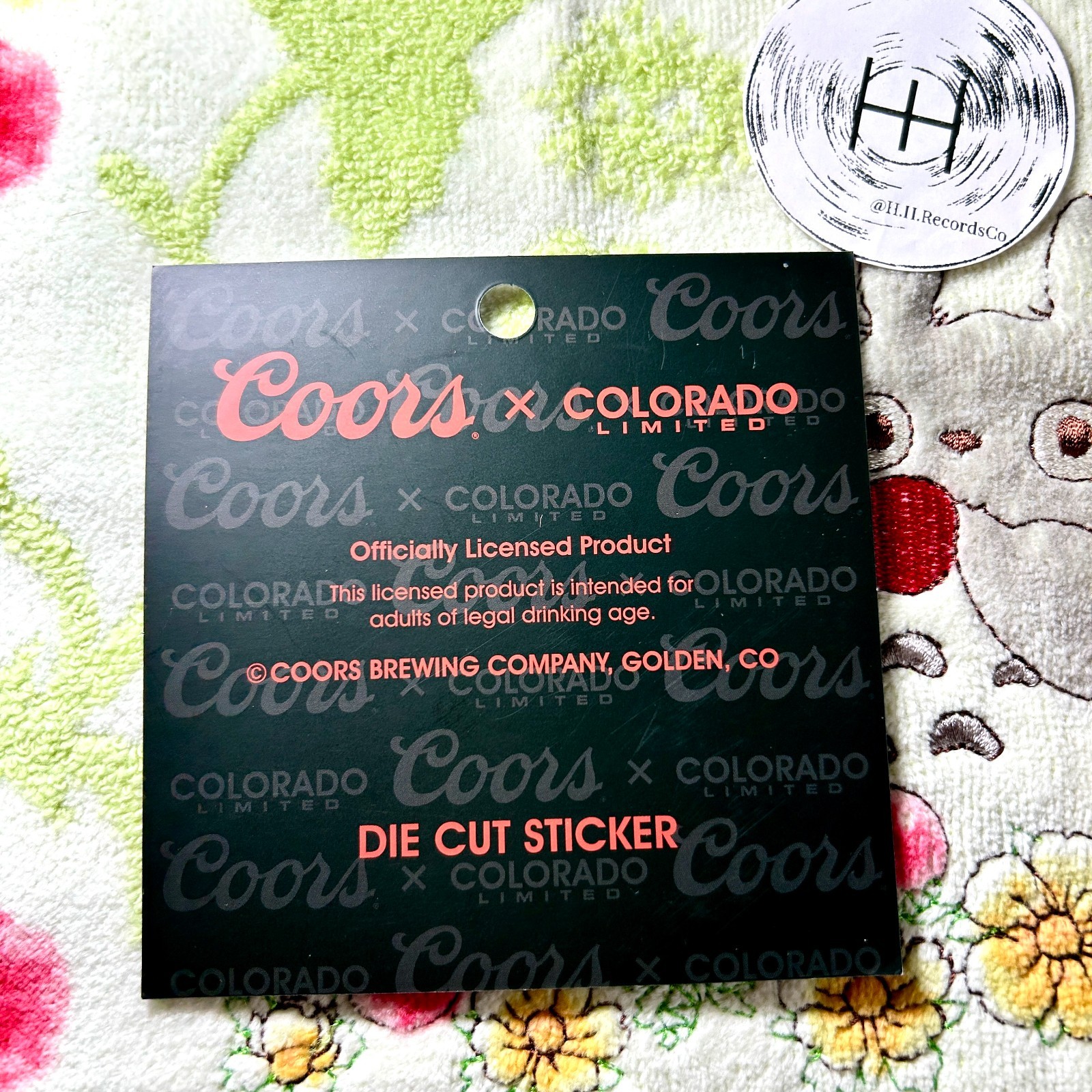 Coors x Colorado Limited Banquet Beer 4″ Official Decal Sticker New