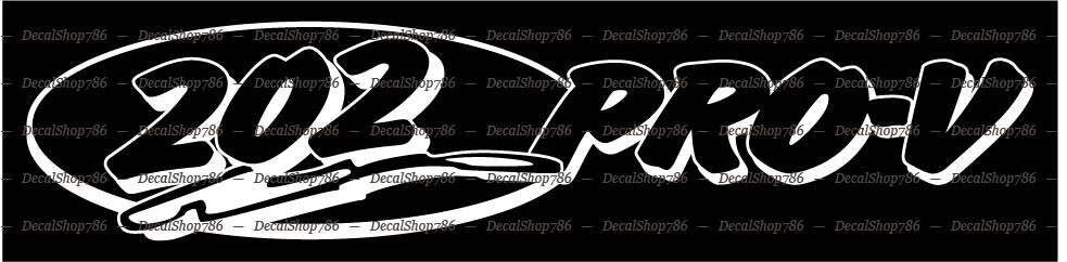 Blazer Boats – 202 Pro-V – Boat/Car/SUV/Truck Vinyl Die-Cut Peel N’ Stick Decals