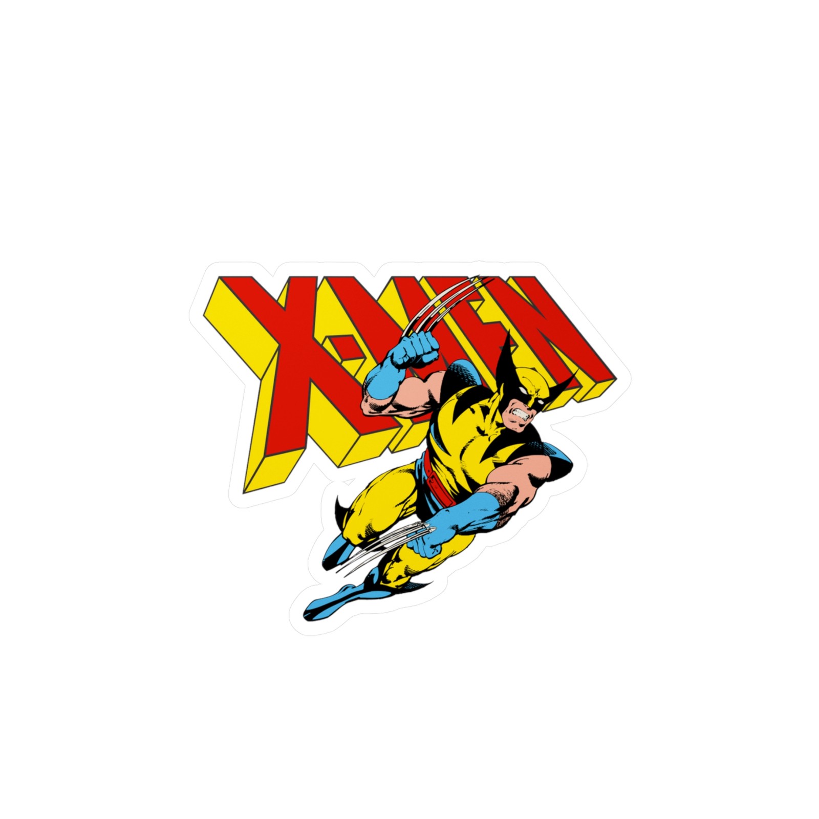 X-Men Kiss-Cut Vinyl Decals, Superhero Stickers, Comic Book Art