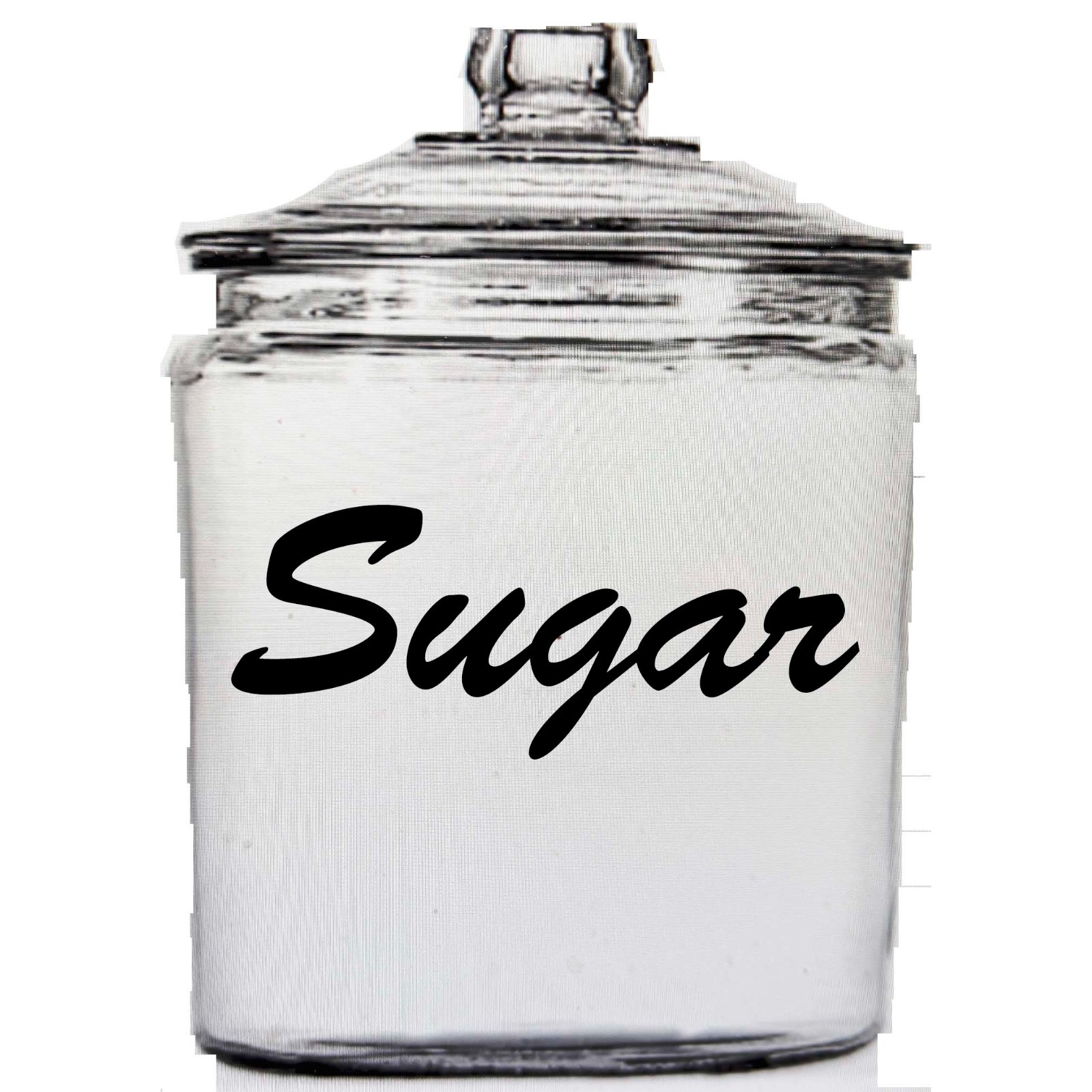 Cornstarch label canister jars storage custom Pantry kitchen organization vinyl