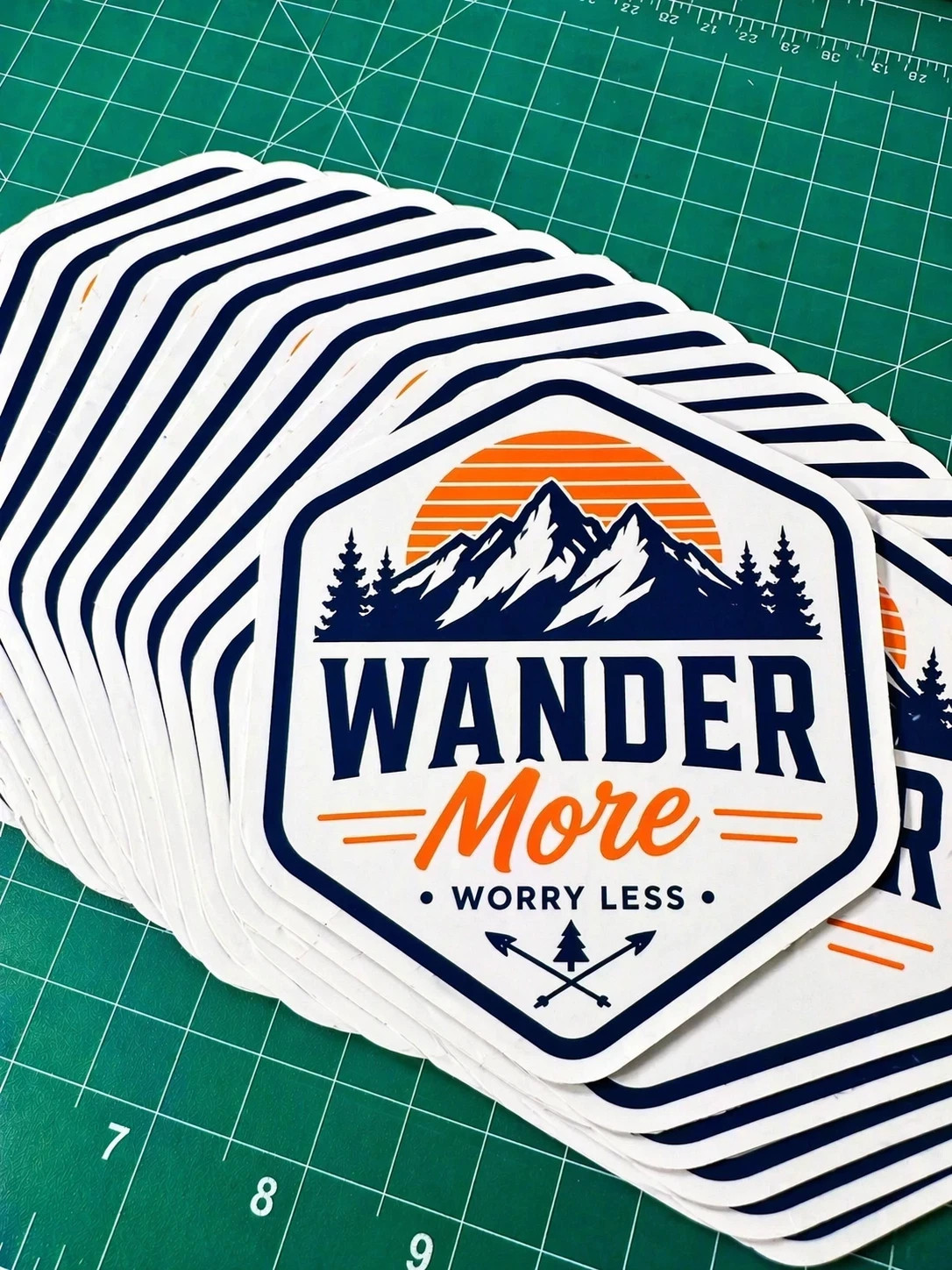 Custom Vinyl Stickers Die Cut Logo Waterproof Gloss Labels Decals Full Color