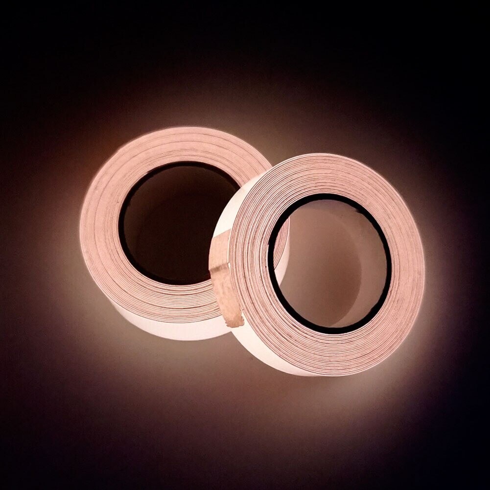Dark Sticker Tape Luminous Fluorescent Night Self Adhesive Safety Home Garden