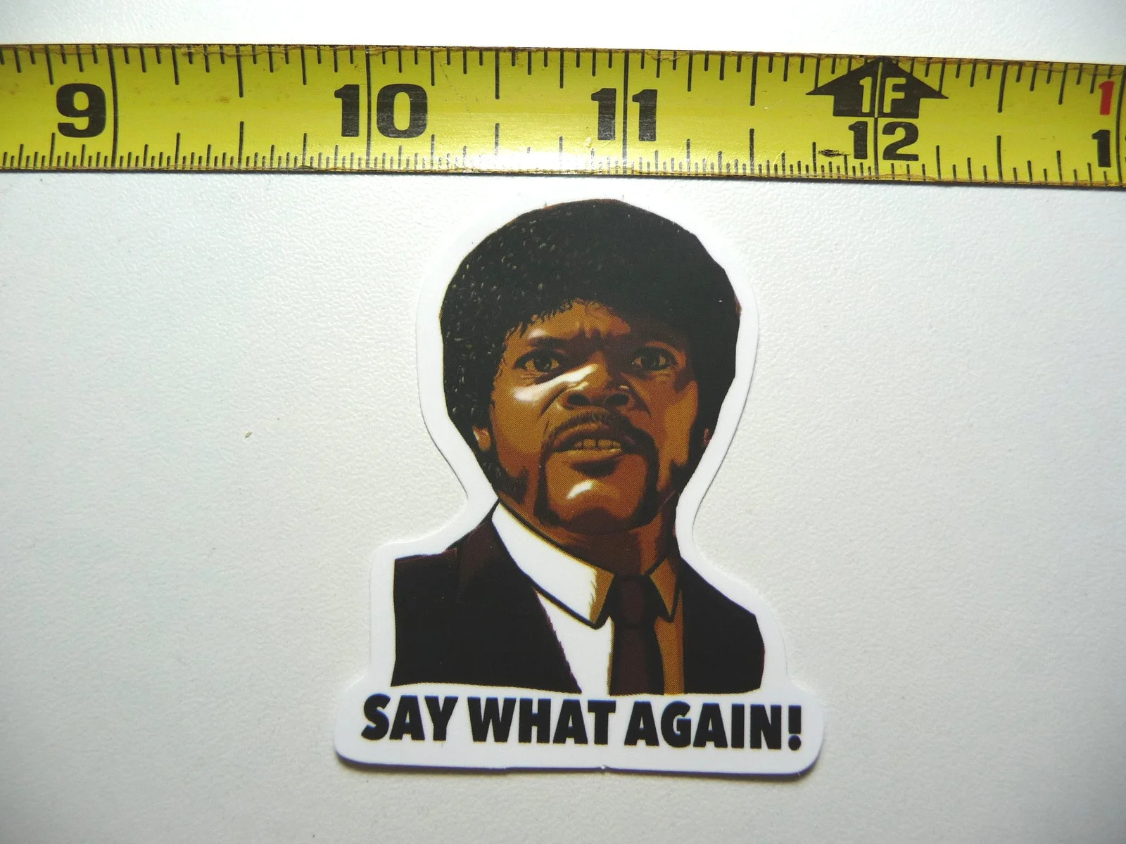 SAY WHAT AGAIN MOVIE SMALL STICKER DECAL FUNNY PARODY FAMOUS FUNNY