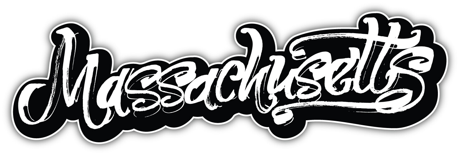 Massachusetts USA State Slogan Car Bumper Sticker Decal ”SIZES”