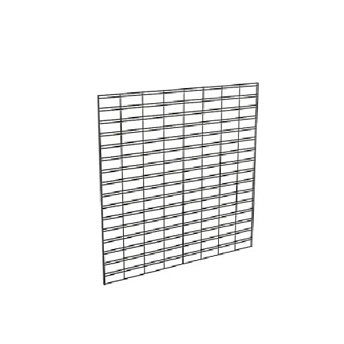 Econoco P3STG44B Black Slatgrid Panels (Pack of 3)