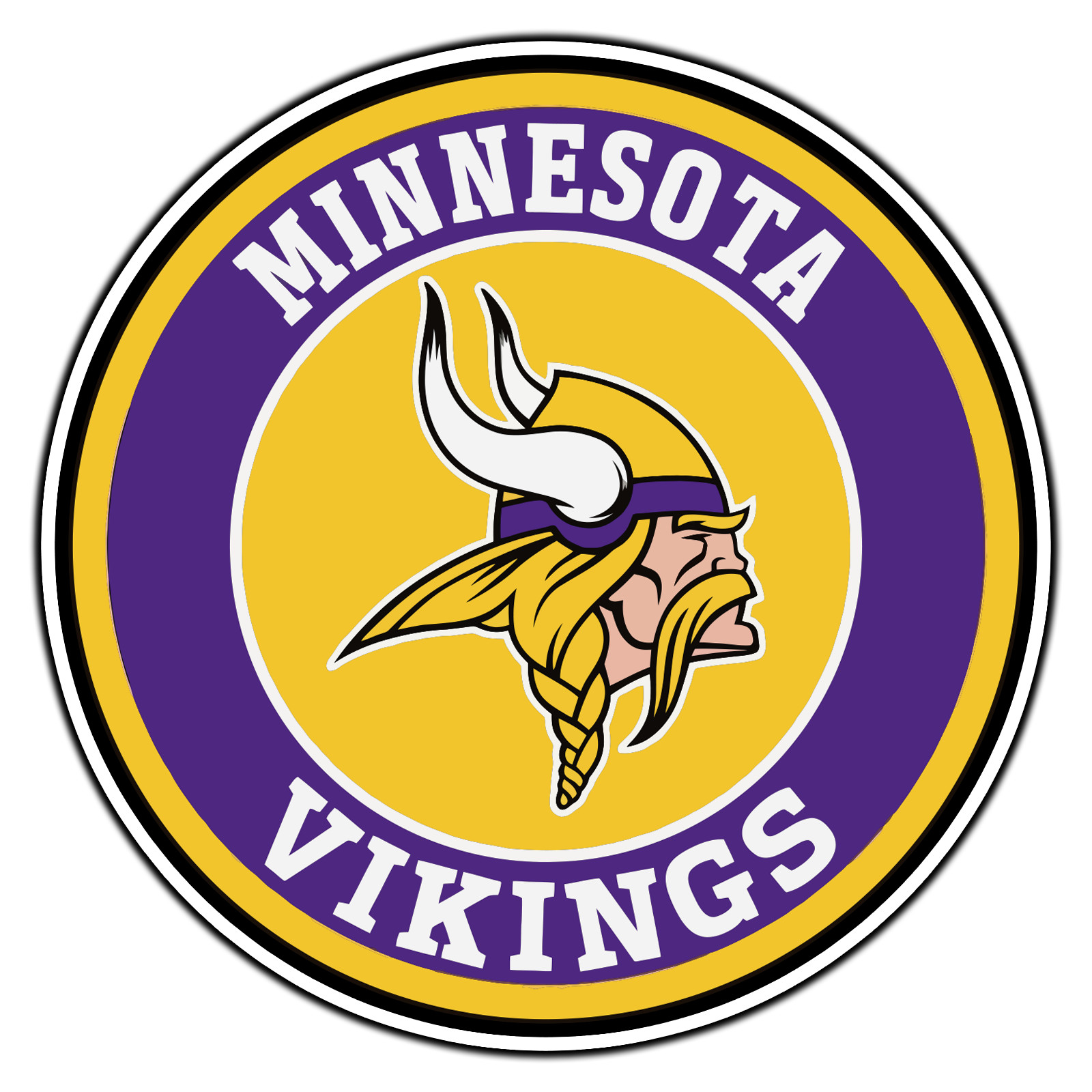 Minnesota Vikings Emblem Logo #4 Football Sticker Waterproof Vinyl Decal Die-Cut